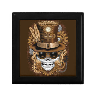 Skull Steampunk Voodoo Retro Machine Gift Box