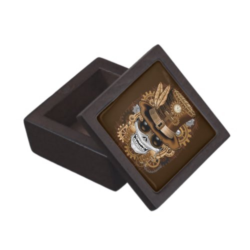 Skull Steampunk Voodoo Retro Machine Gift Box