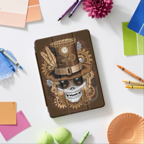 Skull Steampunk Voodoo Retro Machine iPad Air Cover