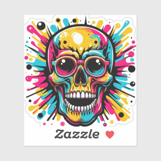 Skull Sticker (Sheet)