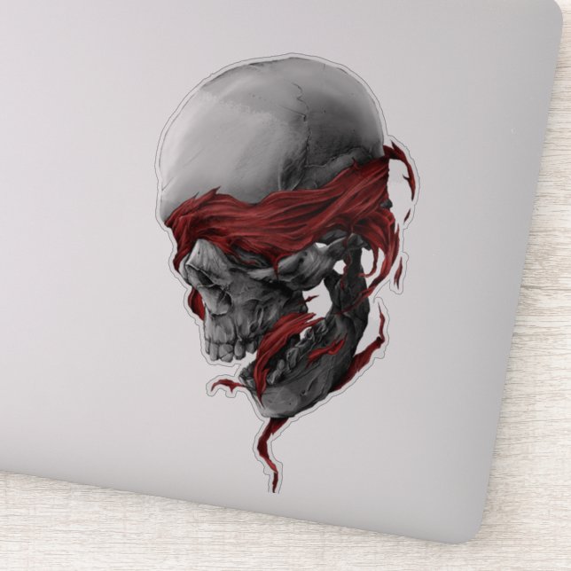 Skull sticker (Detail)