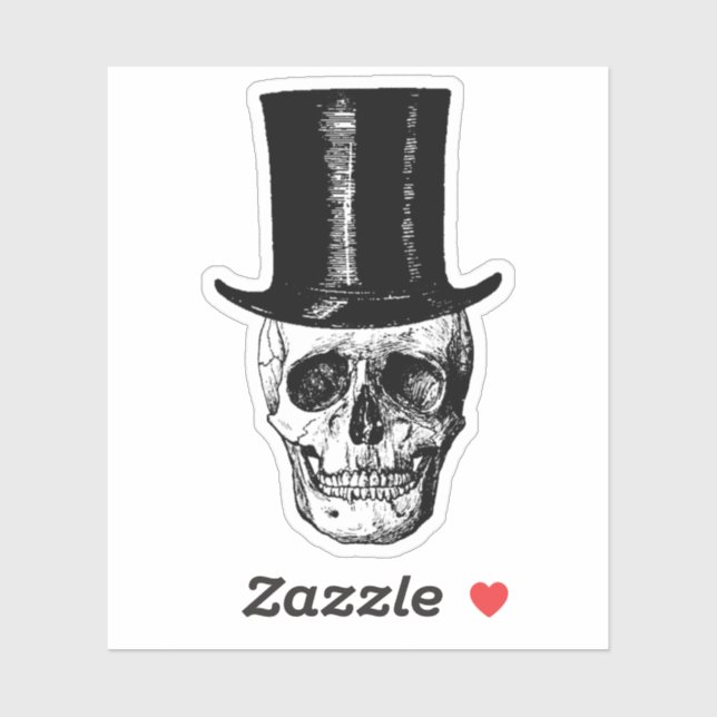 Skull Stickers, Skull Laptop Sticker, Sticker (Sheet)