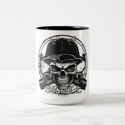 Skull Studio Two_Tone Coffee Mug
