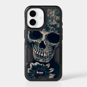 Skull Sunflower Gothic Vintage Antique iPhone 17 Case