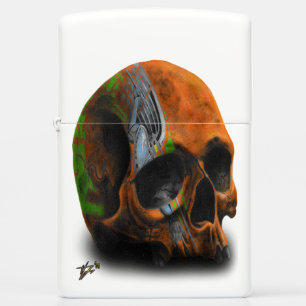 skull Supra Zippo Lighter