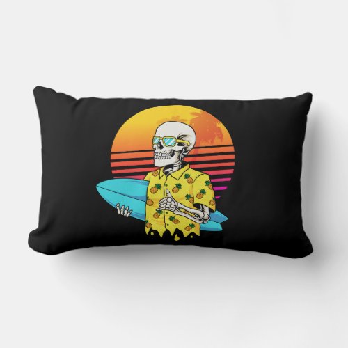 skull_surfer lumbar pillow