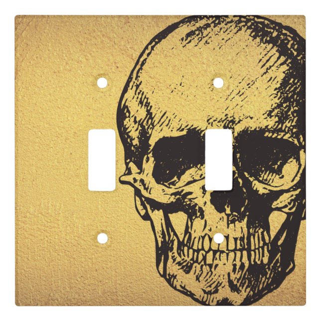Skull | Switch Cover | 2 Toggle (Front)