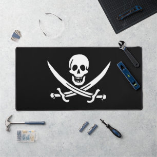 Skull & Swords Pirate flag of Calico Jack Desk Mat