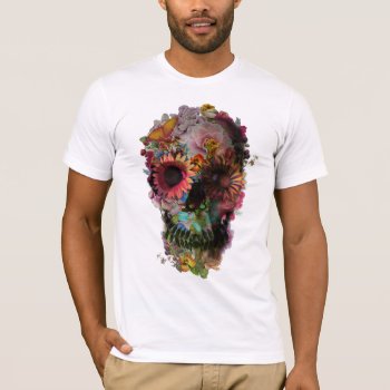 Skull T-shirt by ikiiki at Zazzle
