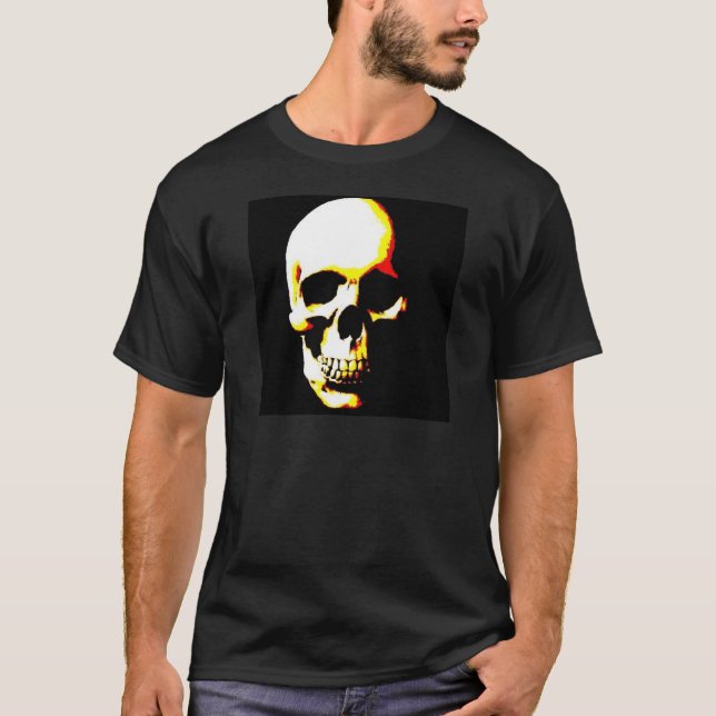 Skull T-Shirt: Fantasy Art Rock Punk T-Shirt (Front)