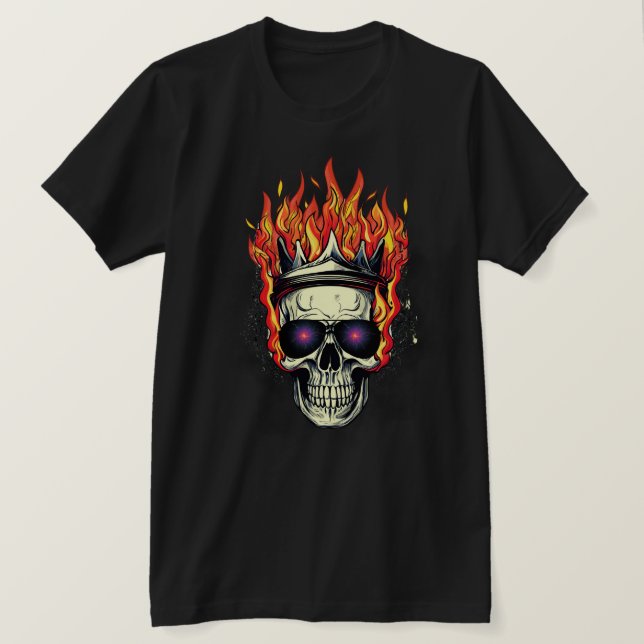 Skull T-Shirt: Gothic Design for Rebel Souls T-Shirt (Design Front)