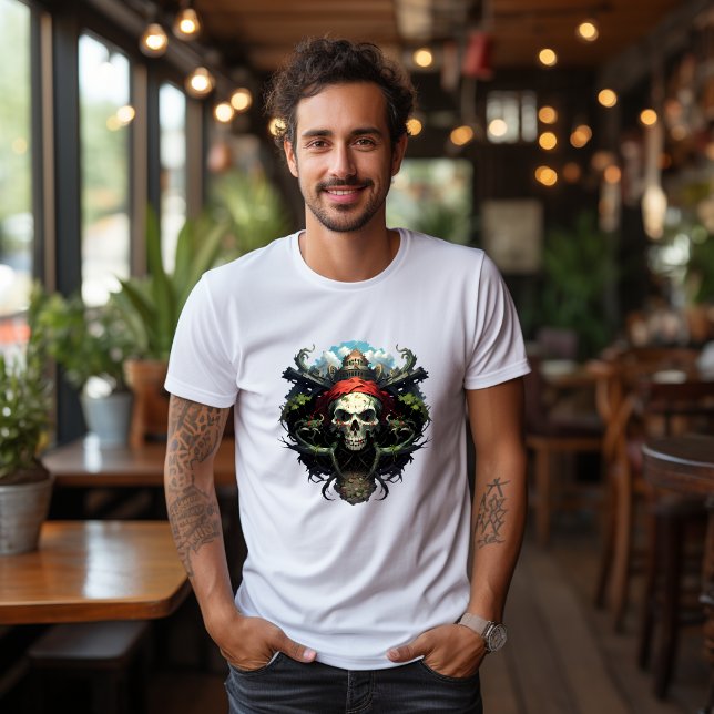Skull t-shirt, Pirate, scary T-Shirt (Creator Uploaded)