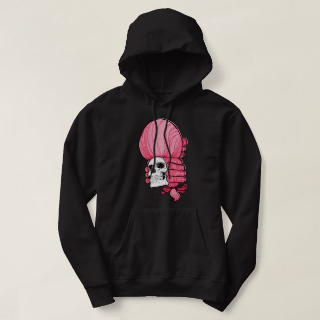 Skull T-Shirtde Bonesby T-Shirt_by Rude Tales of M Hoodie (Design Front)