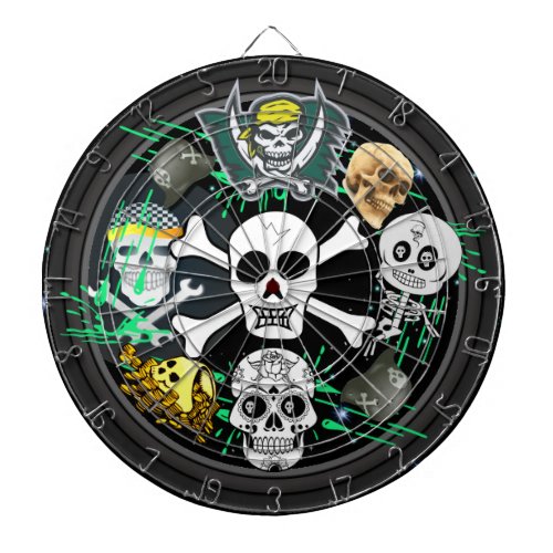 Skull Target Dartboard