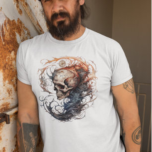 Skull Tattoo Design T-Shirt