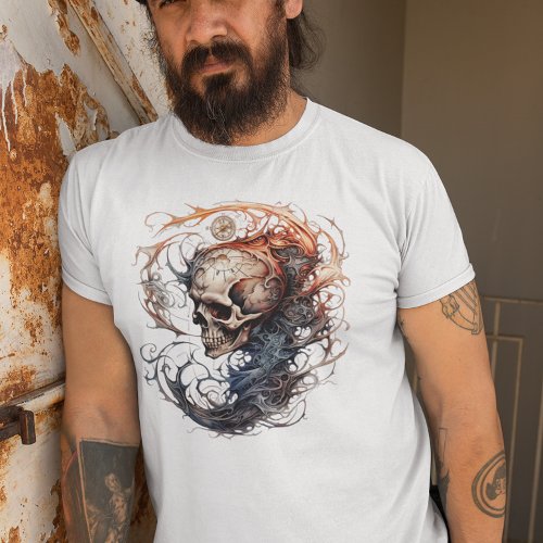 Skull Tattoo Design T_Shirt
