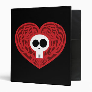 Skull Tattoo Heart Binder
