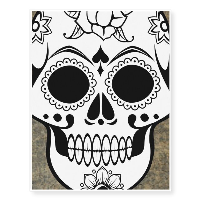 Skull Temporary Tattoos (Front)