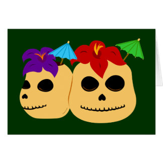 Skull Tiki Mugs Cards