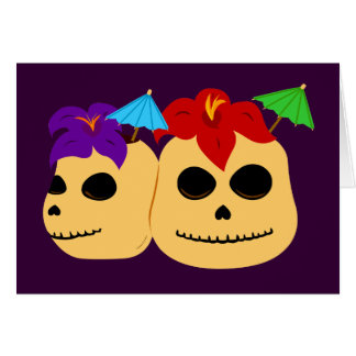 Skull Tiki Mugs Cards