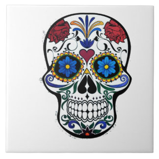 Halloween Skeleton Ceramic Tiles | Zazzle