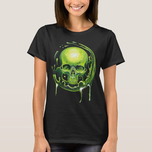 skull Toxic splash T-Shirt (Front)