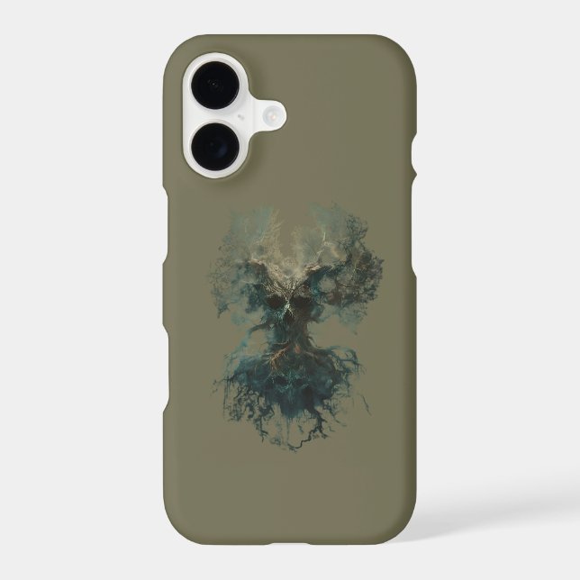 Skull Tree Surreal Dark Nature iPhone Case (Back)