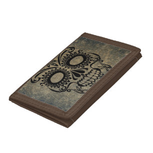 Skull Tri-fold Wallet