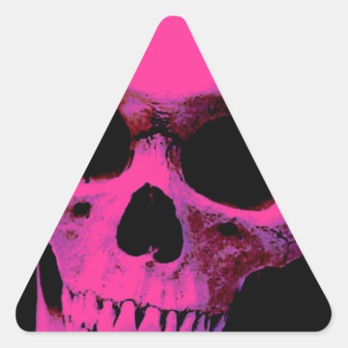 Skull Triangle Sticker