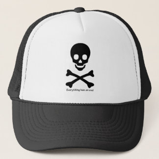 skull trucker hat