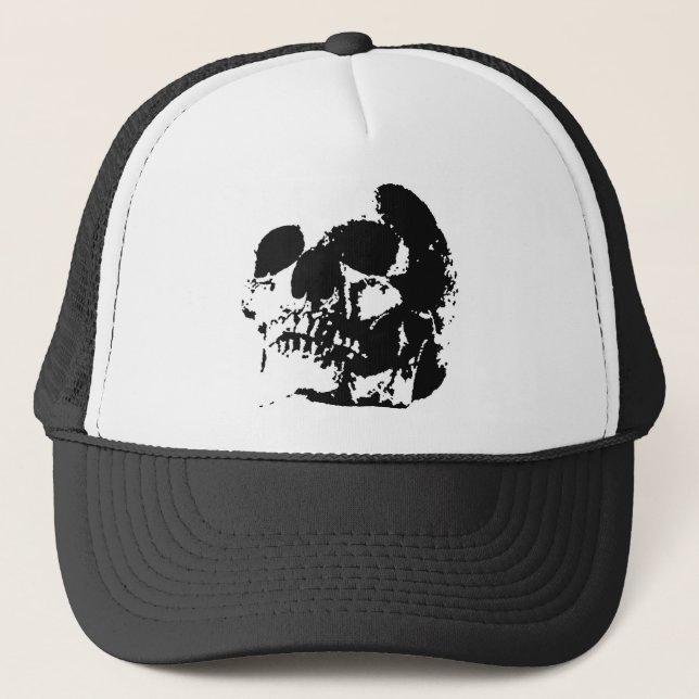 Skull Trucker Hat (Front)