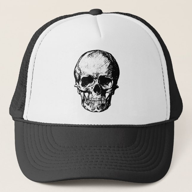 Skull Trucker Hat (Front)