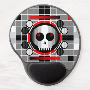 Skull TV gel mousepad