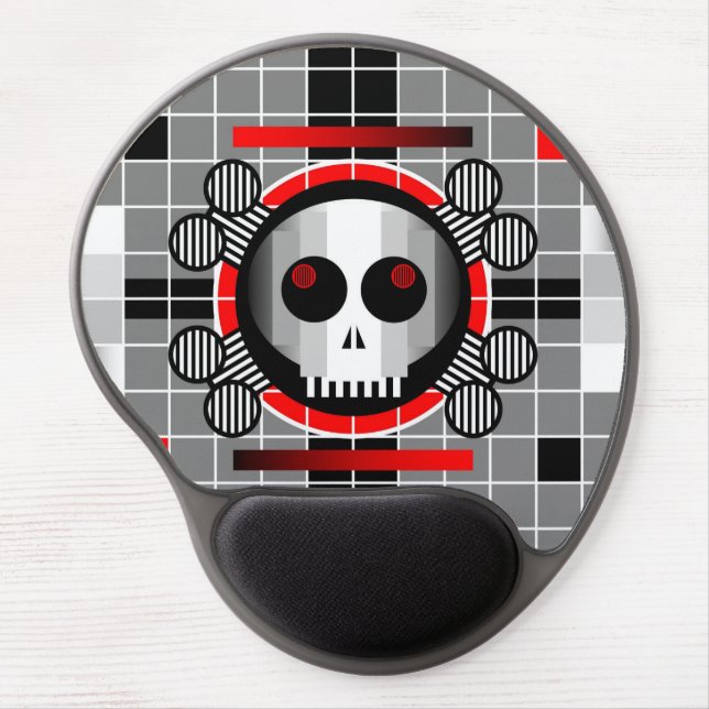 Skull TV gel mousepad (Front)