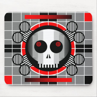 Skull TV mousepad