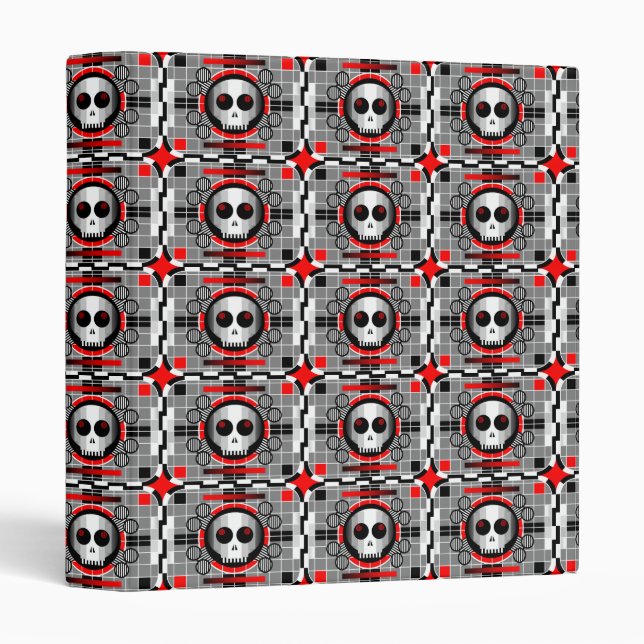 Skull TV Multi ring binder (Front/Spine)