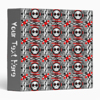 Skull TV Multi 'Text' ring binder