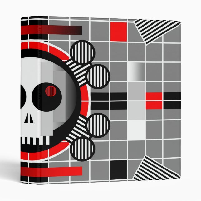 Skull TV ring binder (Front/Spine)