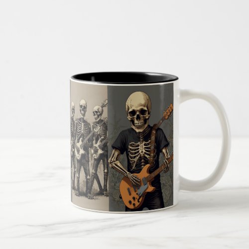 skull  Two_Tone coffee mug