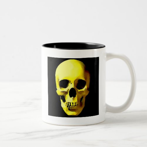 Skull Two_Tone Coffee Mug
