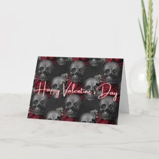 Skull Valentine Card