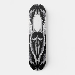 Skull vector poster style skateboard