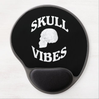 Skull vibes gel mouse pad