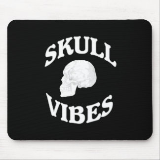 Skull vibes mouse pad