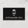 Skull Vintage Abstract Horror skeleton head Business Card