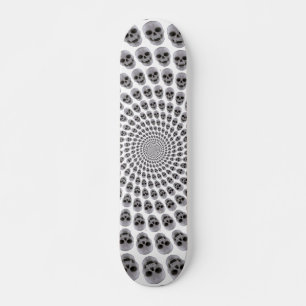 Skull Vortex: Skateboard Deck