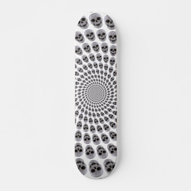 Skull Vortex: Skateboard Deck (Front)