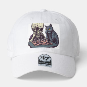 Skull vs Cat � Funny Chess Battle 47 Brand Hat
