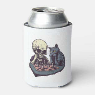 Skull vs Cat � Funny Chess Battle Can Cooler