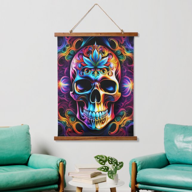 Skull Wall Tapestry (Living Room)